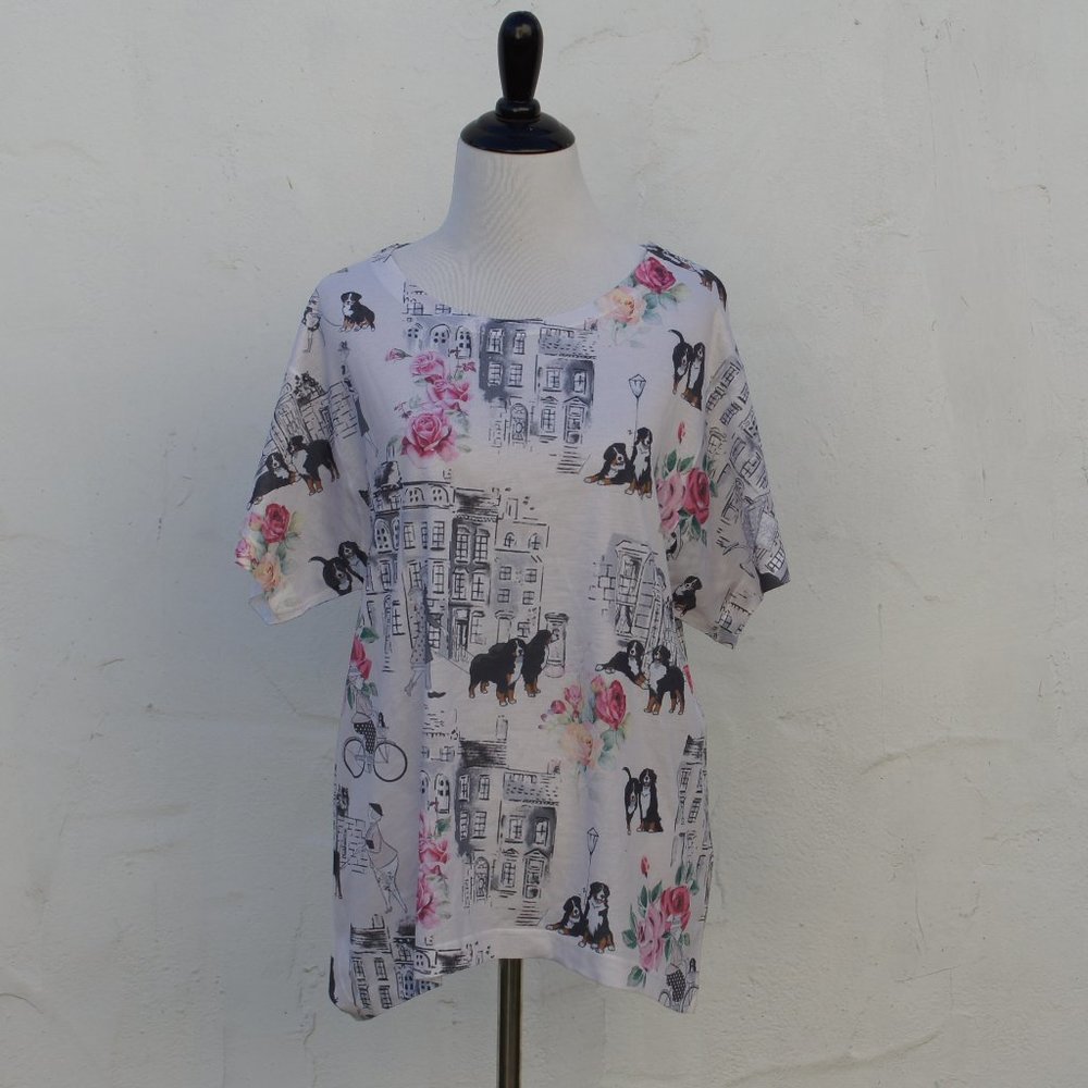 Dog and Rose T-Shirt